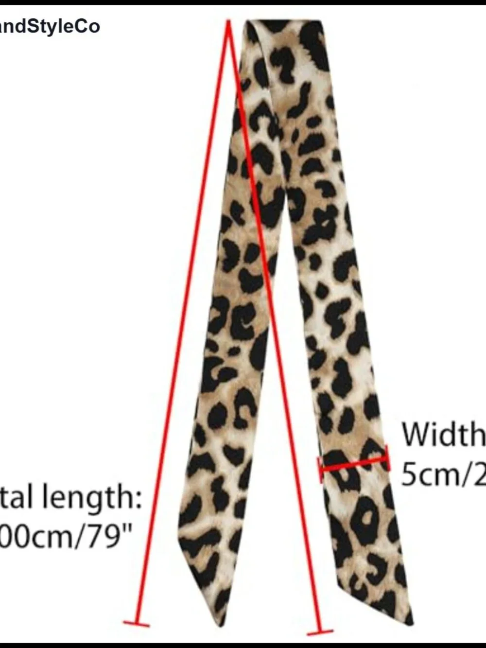 Polyester Skinny Scarf Thin Long Neck Scarf Multi-Use Hairband Waistband Bag